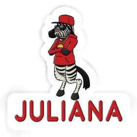 Sticker Zebra Juliana Image