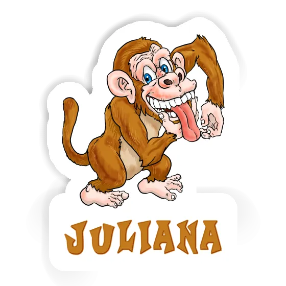 Juliana Sticker Ape Image