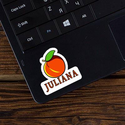 Sticker Apricot Juliana Laptop Image