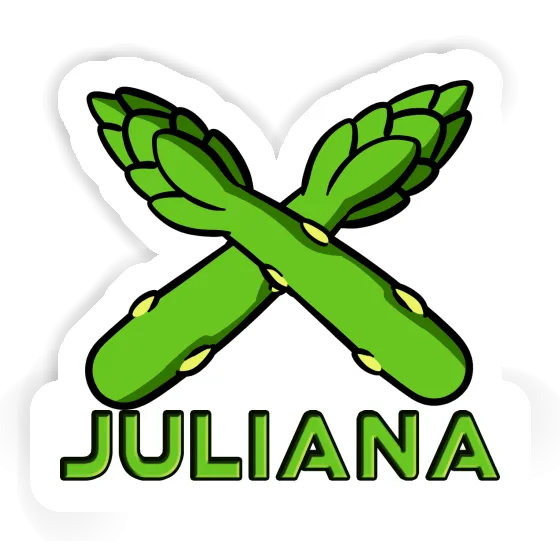 Sticker Juliana Asparagus Gift package Image