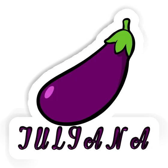 Sticker Juliana Aubergine Notebook Image