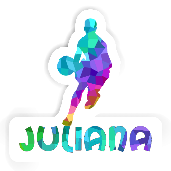 Sticker Basketball Player Juliana Laptop Image