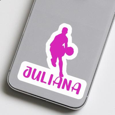 Basketball Player Sticker Juliana Laptop Image