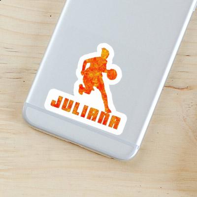 Juliana Sticker Basketball Player Laptop Image