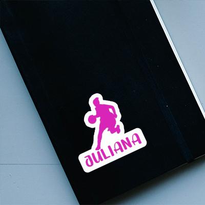 Juliana Sticker Basketball Player Image