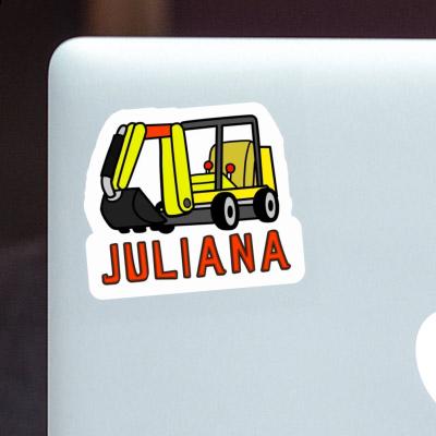 Sticker Mini-Excavator Juliana Gift package Image