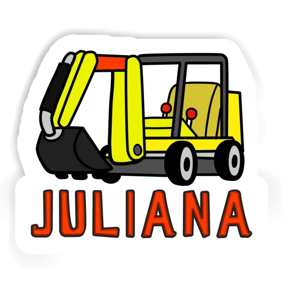 Sticker Mini-Excavator Juliana Gift package Image