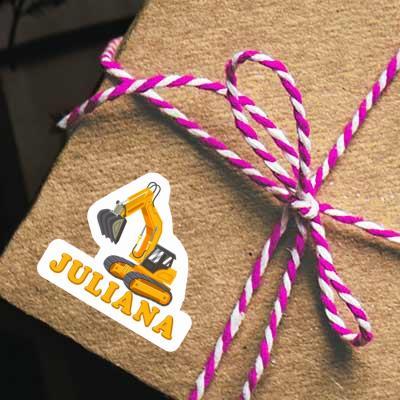 Juliana Sticker Excavator Notebook Image