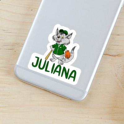 Juliana Sticker Baseball Cat Gift package Image