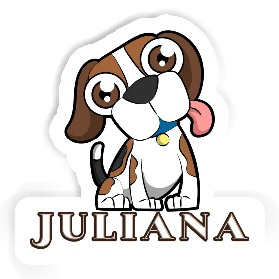 Sticker Juliana Beagle Laptop Image