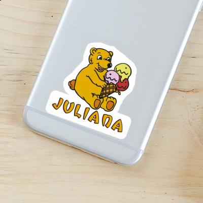 Sticker Ice Cream Bear Juliana Gift package Image