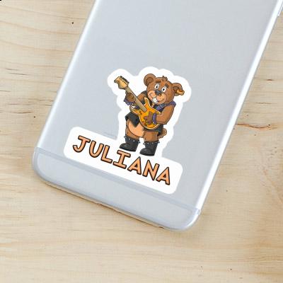 Sticker Juliana Guitarist Image