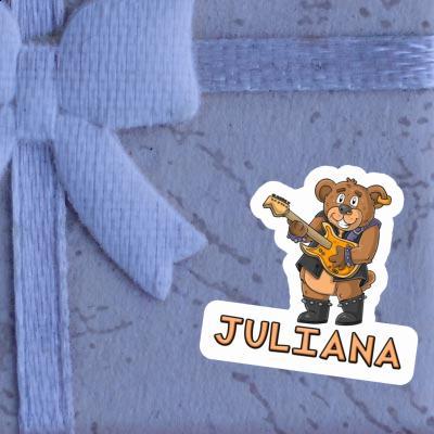 Sticker Juliana Guitarist Laptop Image