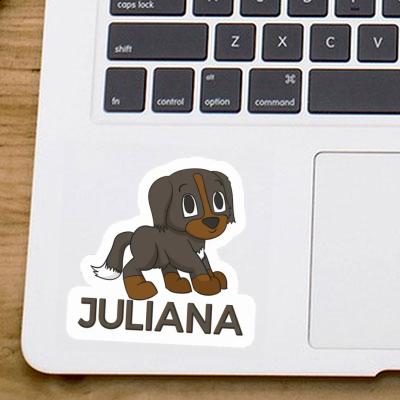 Juliana Sticker Berner Sennenhund Laptop Image