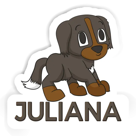 Juliana Sticker Bernese Dog Gift package Image