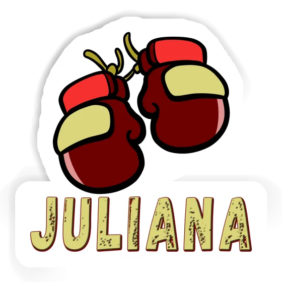 Sticker Juliana Boxing Glove Notebook Image