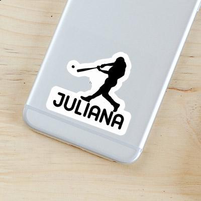 Sticker Baseballspieler Juliana Gift package Image