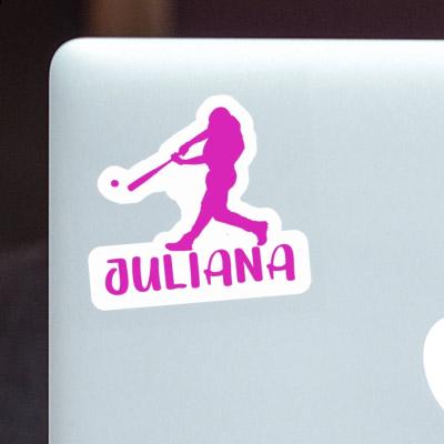 Juliana Sticker Baseballspieler Image