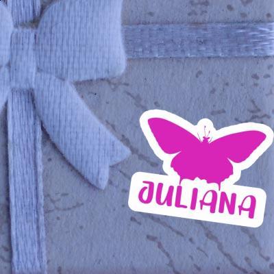 Butterfly Sticker Juliana Laptop Image