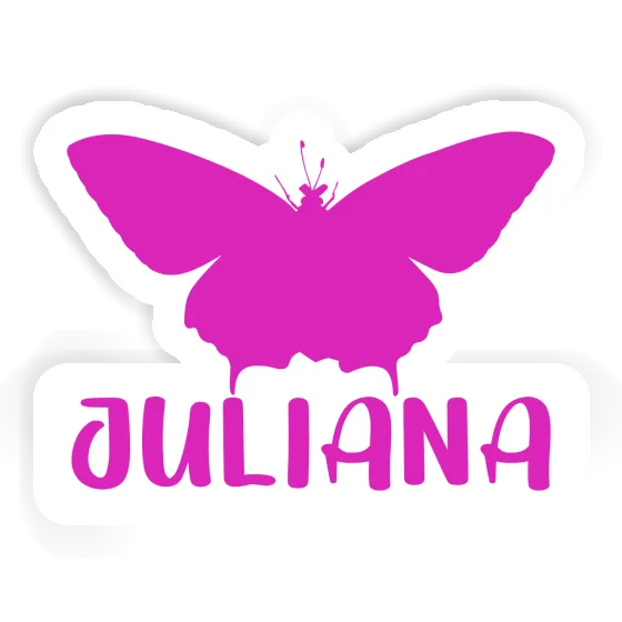 Butterfly Sticker Juliana Notebook Image