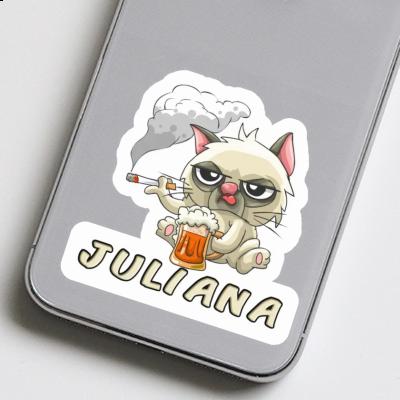 Juliana Sticker Bad Cat Laptop Image