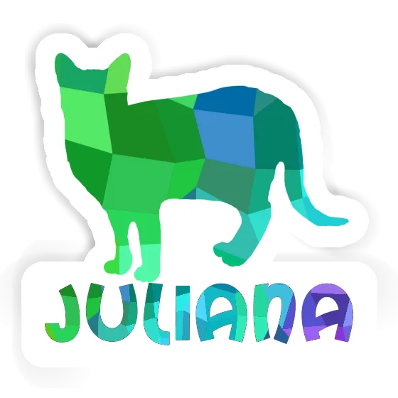 Cat Sticker Juliana Laptop Image