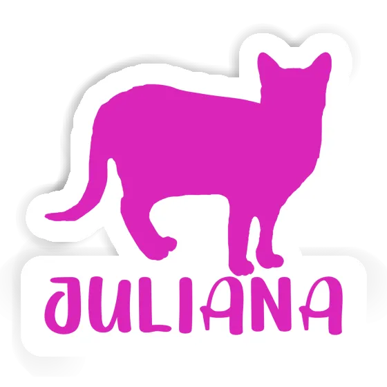 Sticker Juliana Cat Notebook Image