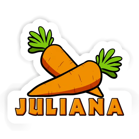 Juliana Sticker Carrot Notebook Image