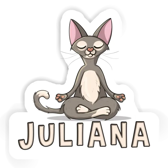 Juliana Sticker Yoga Cat Gift package Image