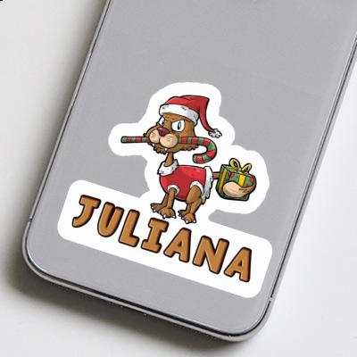 Sticker Christmas Cat Juliana Laptop Image