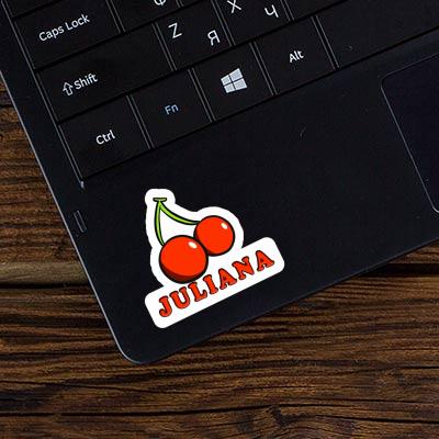 Juliana Sticker Cherry Notebook Image