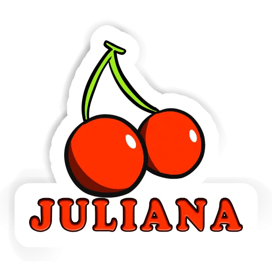 Juliana Sticker Cherry Image