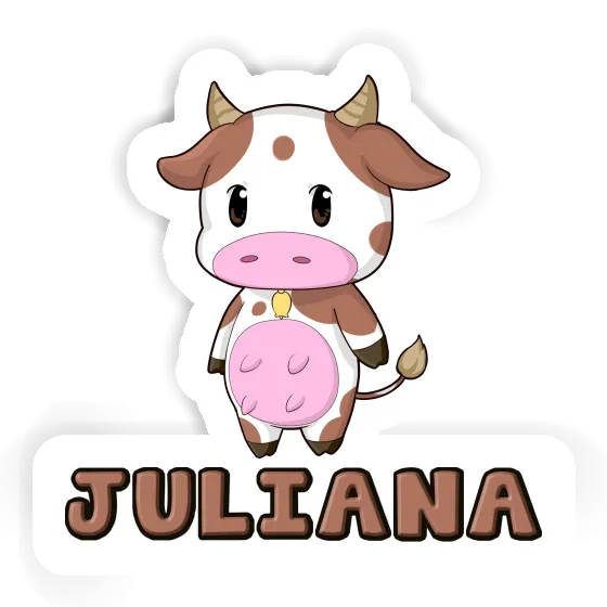 Sticker Juliana Cow Notebook Image