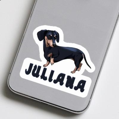 Sticker Juliana Dachshund Notebook Image