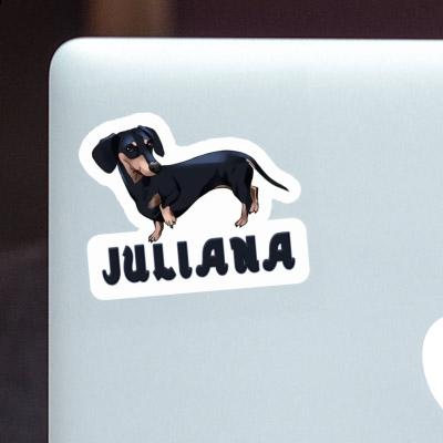 Sticker Juliana Dachshund Gift package Image