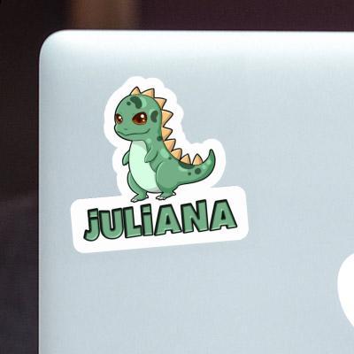 Dino Sticker Juliana Laptop Image