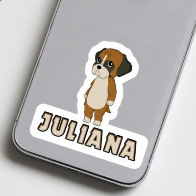 Juliana Autocollant Boxer Laptop Image