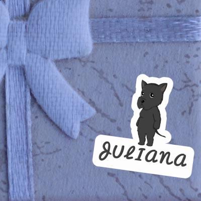 Giant Schnauzer Sticker Juliana Notebook Image