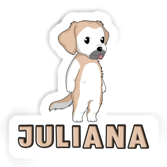 Autocollant Juliana Golden Retriever Laptop Image