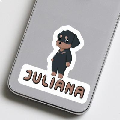 Sticker Juliana Rottweiler Laptop Image