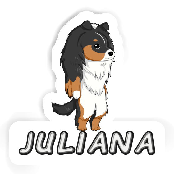 Juliana Autocollant Sheltie Laptop Image