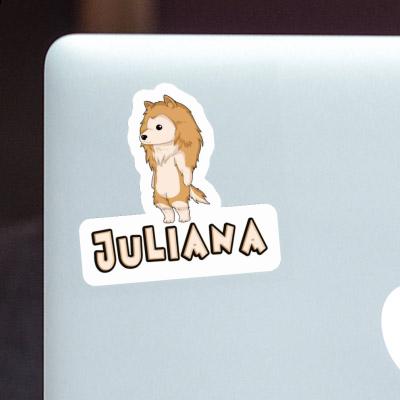 Sticker Juliana Collie Gift package Image