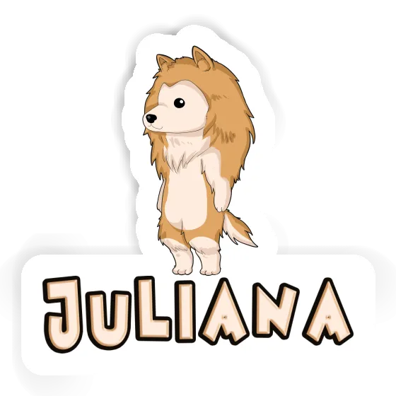 Sticker Juliana Collie Gift package Image