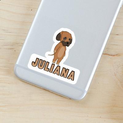 Sticker Juliana  Great Dane Gift package Image