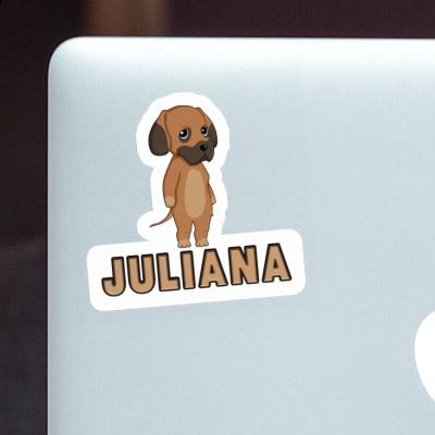 Sticker Juliana  Great Dane Gift package Image