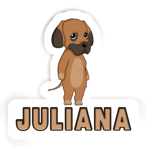 Sticker Juliana  Great Dane Notebook Image