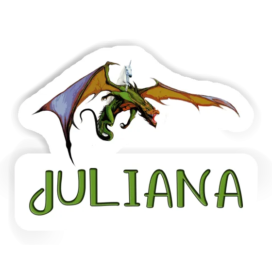 Juliana Sticker Dragon Laptop Image