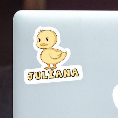 Sticker Juliana Duck Image