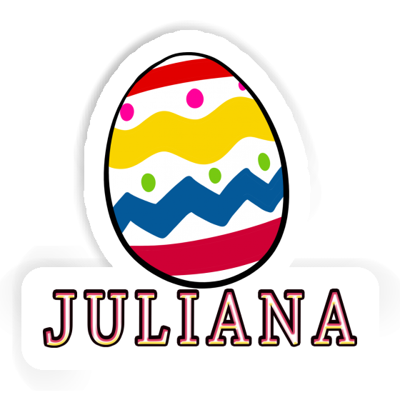 Sticker Juliana Egg Laptop Image