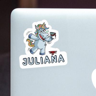 Wine Unicorn Sticker Juliana Notebook Image